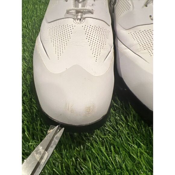 Under Armour Tour Tips Mens Size 11 white Spikeless Golf Shoe 1288575-102 - Picture 2 of 15